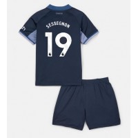 Camisa de Futebol Tottenham Hotspur Ryan Sessegnon #19 Equipamento Secundário Infantil 2023-24 Manga Curta (+ Calças curtas)